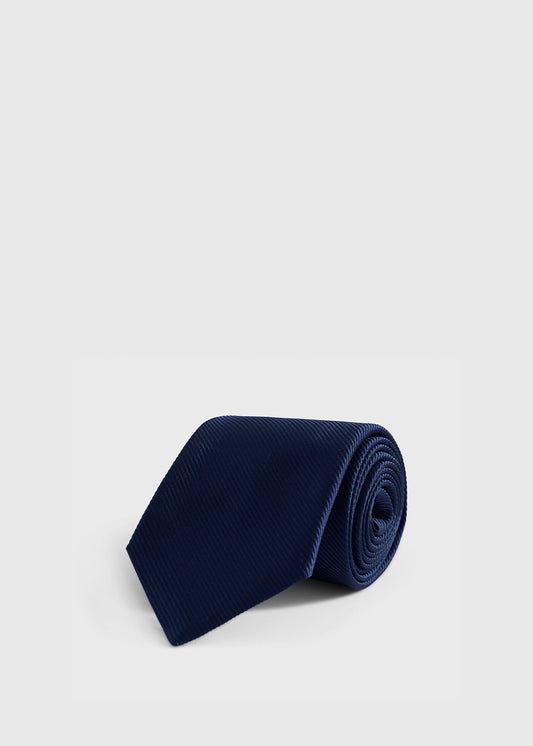 Solid Mogador Silk & Cotton Tie - Paul Stuart Signature