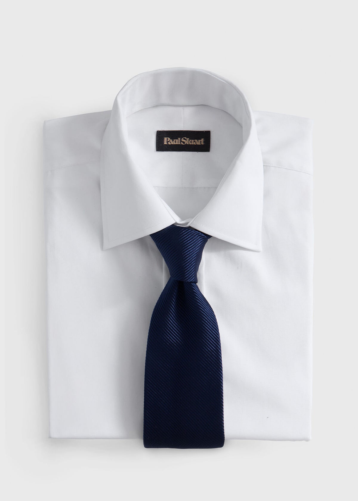 Solid Mogador Silk & Cotton Tie - Paul Stuart Signature