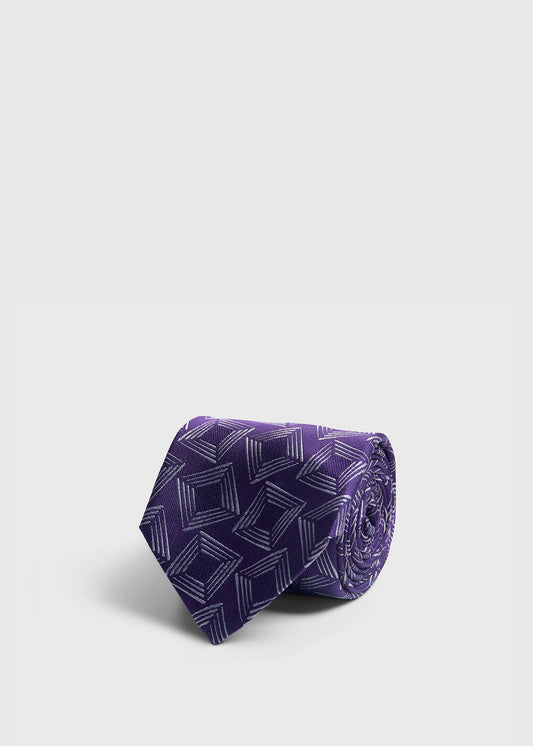 Woven Silk Tossed Square Tie - Paul Stuart Smart Buy
