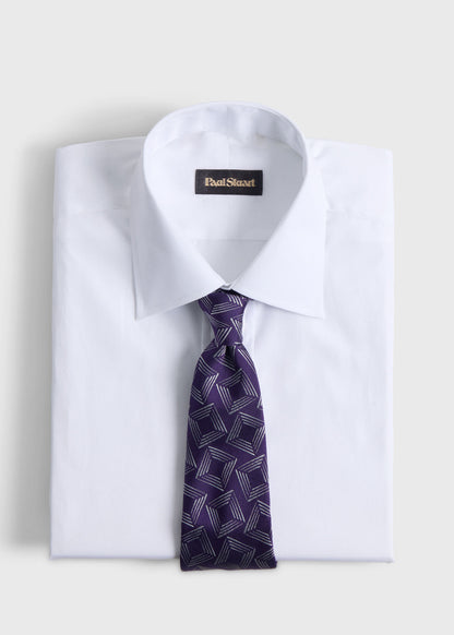 Woven Silk Tossed Square Tie - Paul Stuart Smart Buy