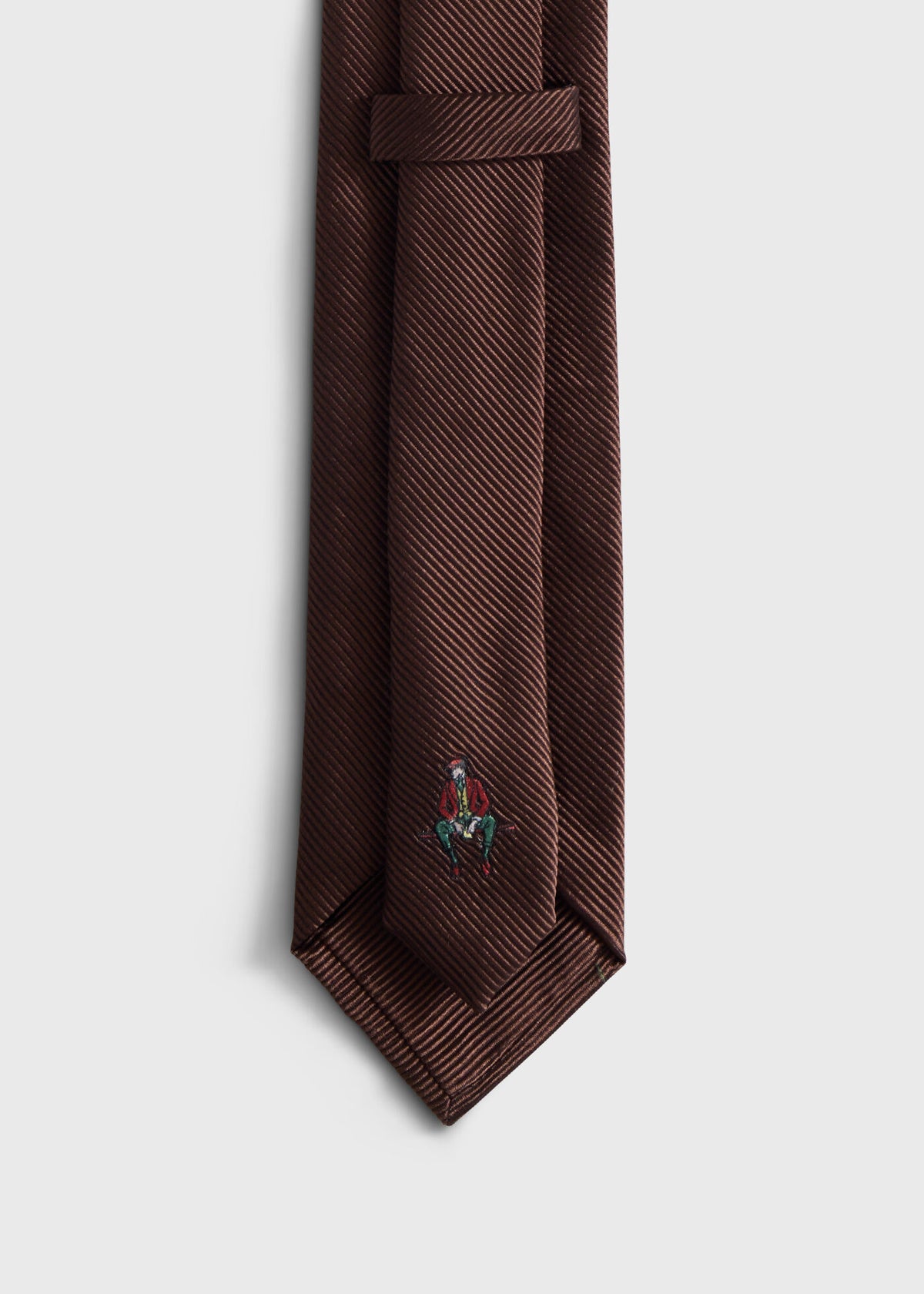Solid Mogador Silk & Cotton Tie - Paul Stuart Best Seller