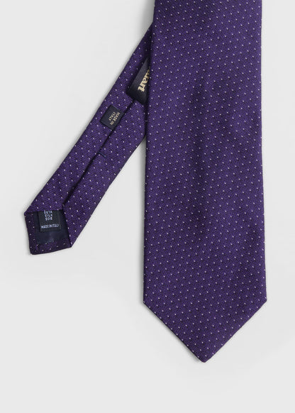 Woven Silk Micro Pattern Tie - Paul Stuart Trending