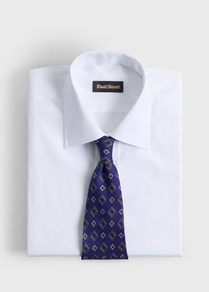 Printed Silk Square Medallion Tie - Paul Stuart Best Price