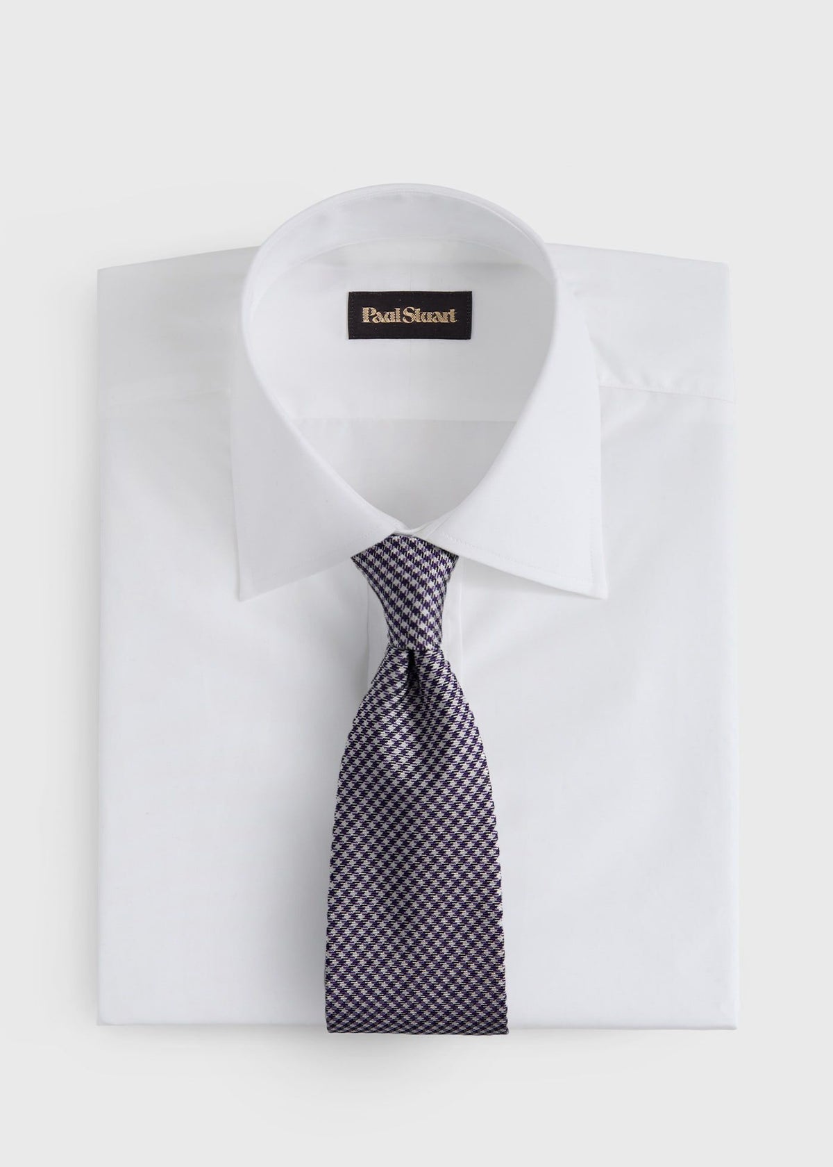 Woven Silk Houndstooth Tie - Paul Stuart Hot Sale