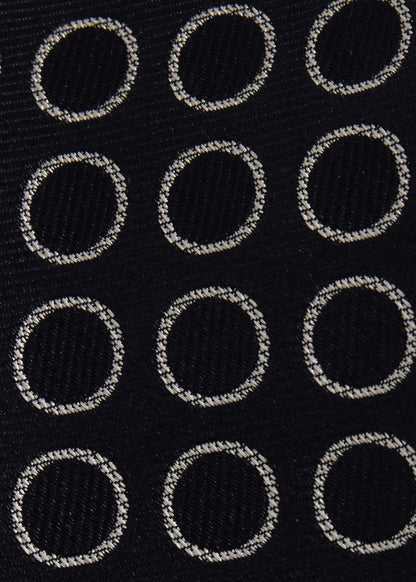 Woven Silk Circles Tie - Paul Stuart Classic