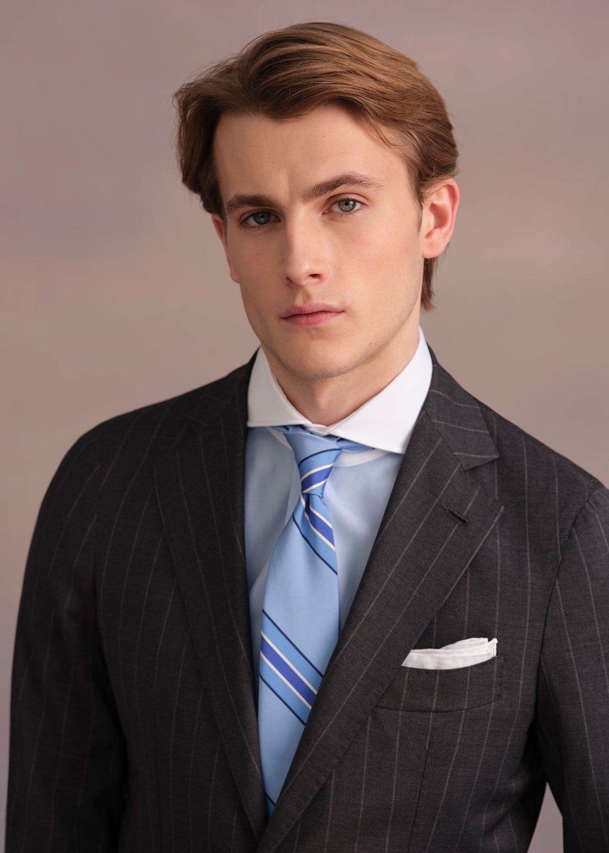 Silk Deco Stripe Tie - Paul Stuart Trending