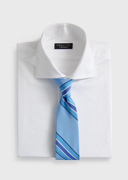 Silk Deco Stripe Tie - Paul Stuart Trending