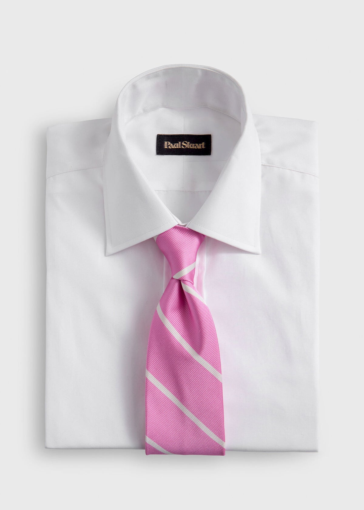 Silk Stripe Tie - Paul Stuart Best Seller