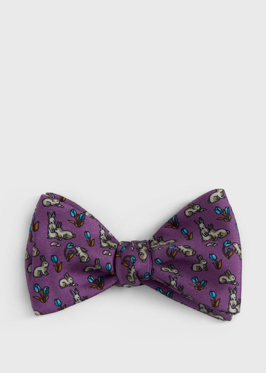 Silk Printed Bow Tie - Paul Stuart Classic