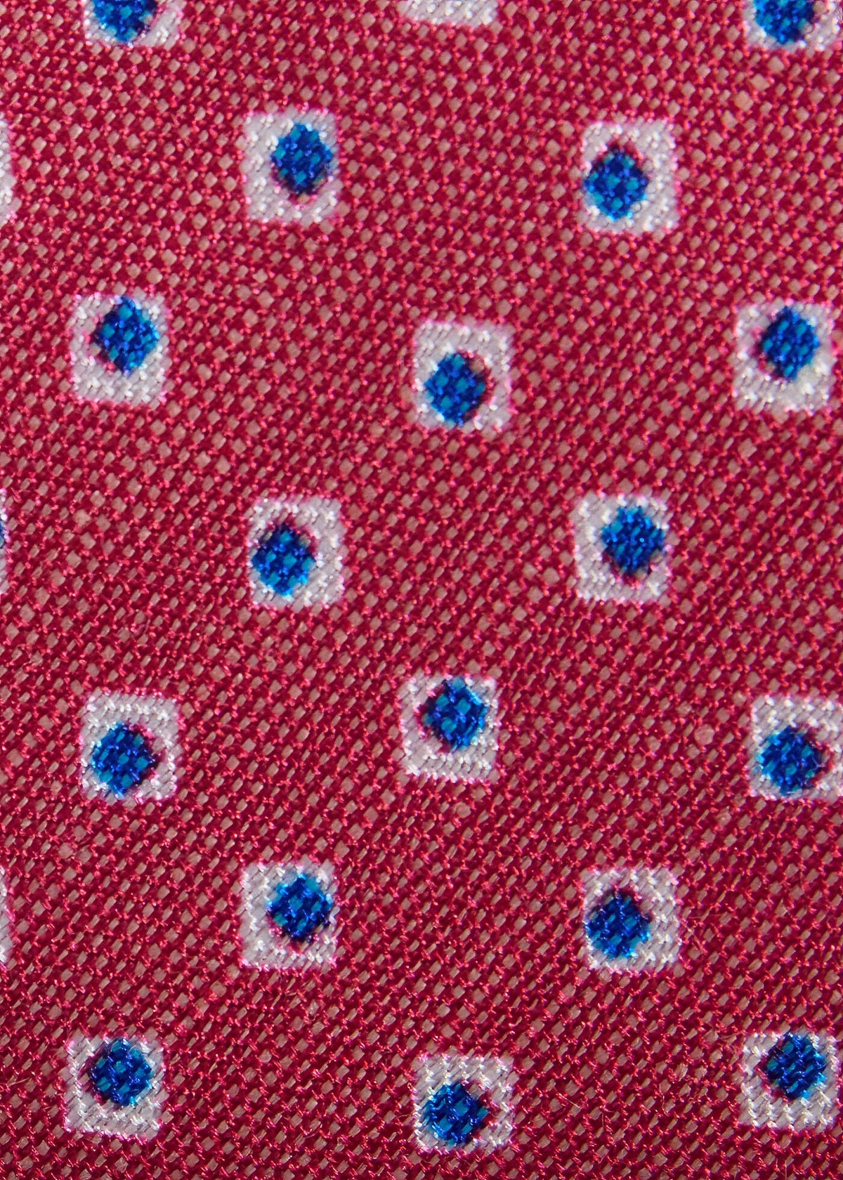 Silk Diamond Medallion Print Tie - Paul Stuart Customer Favorite