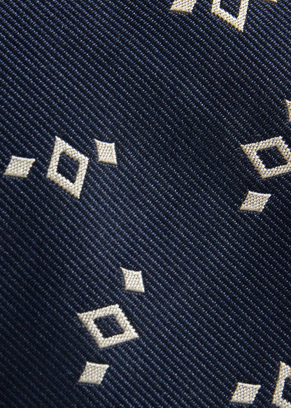 Silk Diamond Print Tie - Paul Stuart Trending