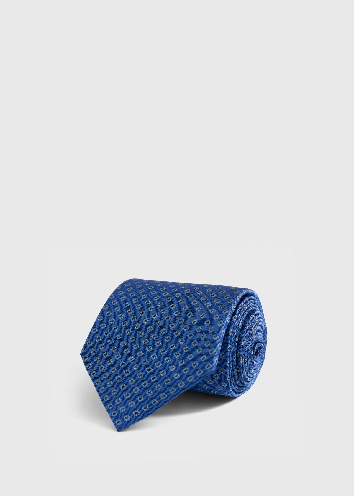 Silk Micro Square Print Tie - Paul Stuart Top Pick