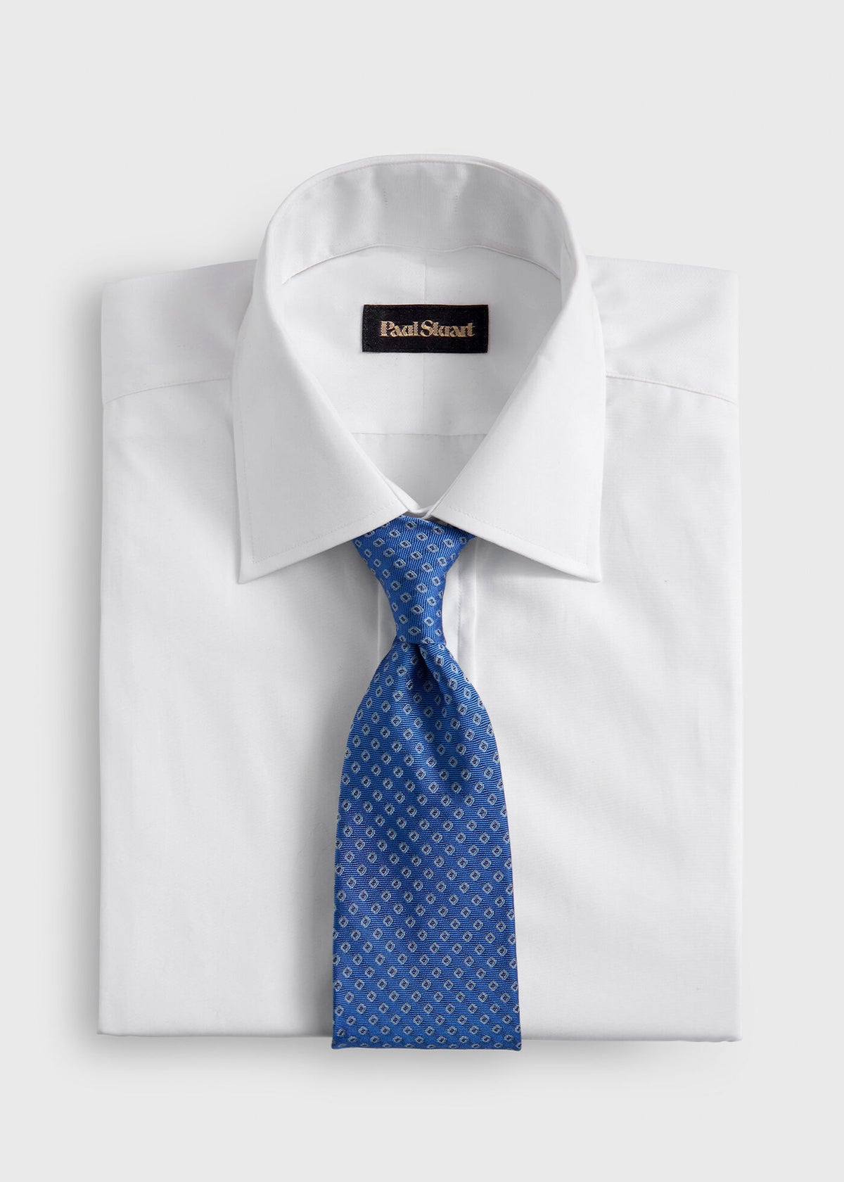 Silk Micro Square Print Tie - Paul Stuart Top Pick