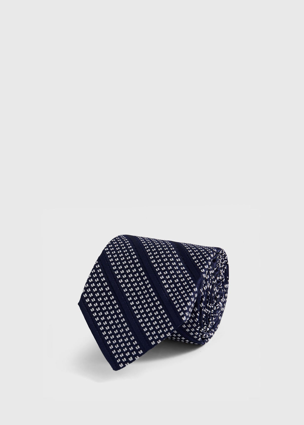 Silk Grenadine Stripe Tie - Paul Stuart Discount