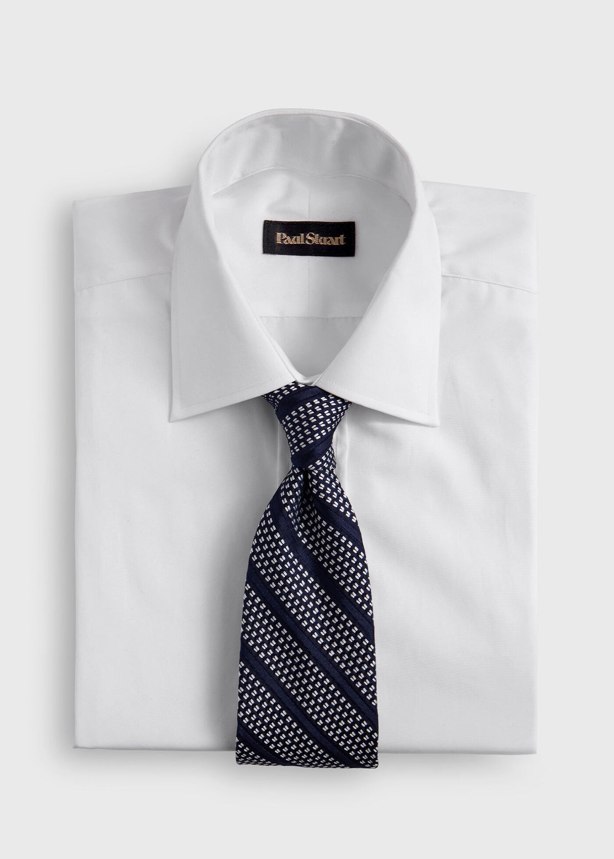 Silk Grenadine Stripe Tie - Paul Stuart Discount