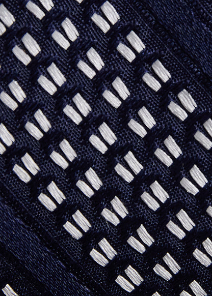Silk Grenadine Stripe Tie - Paul Stuart Discount