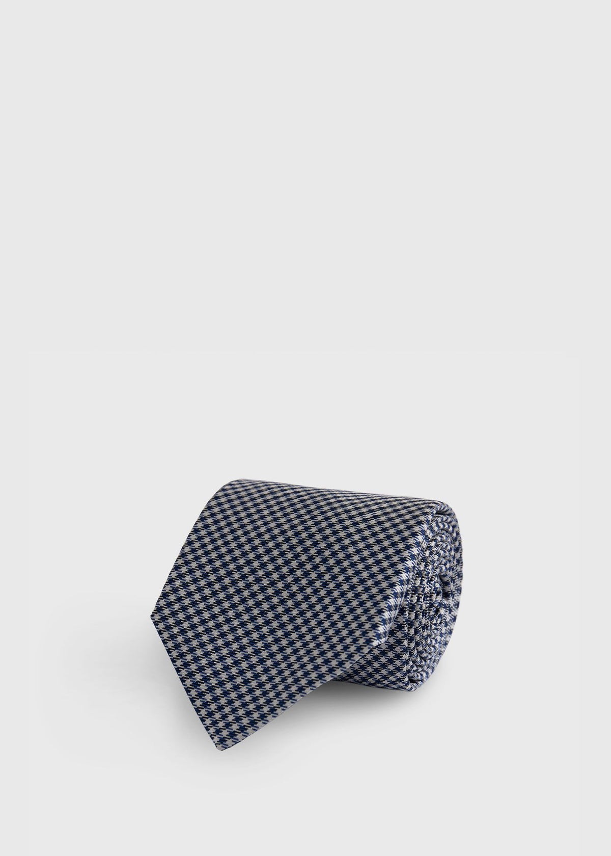 Woven Silk Houndstooth Tie - Paul Stuart Quality