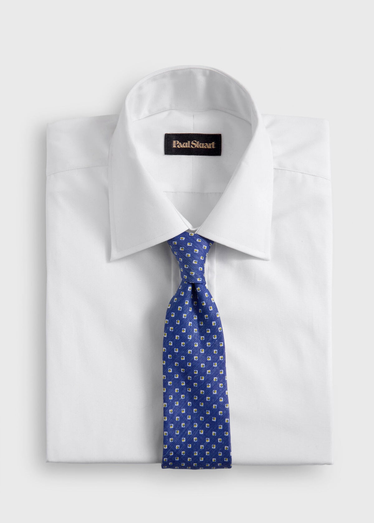 Silk Diamond Medallion Print Tie - Paul Stuart Trending