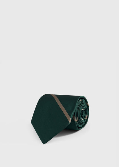 Woven Silk Regimental Stripe Tie - Paul Stuart Smart Buy