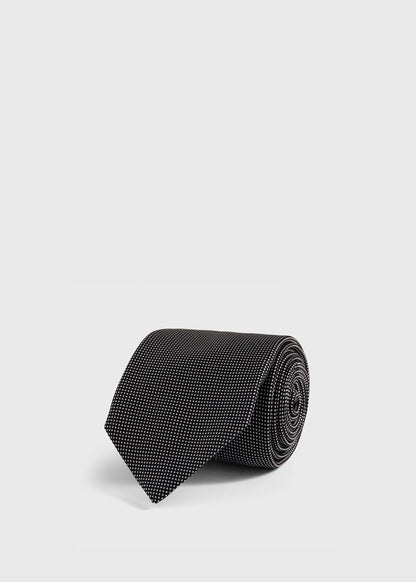 Woven Silk Micro Dot Tie - Paul Stuart Classic