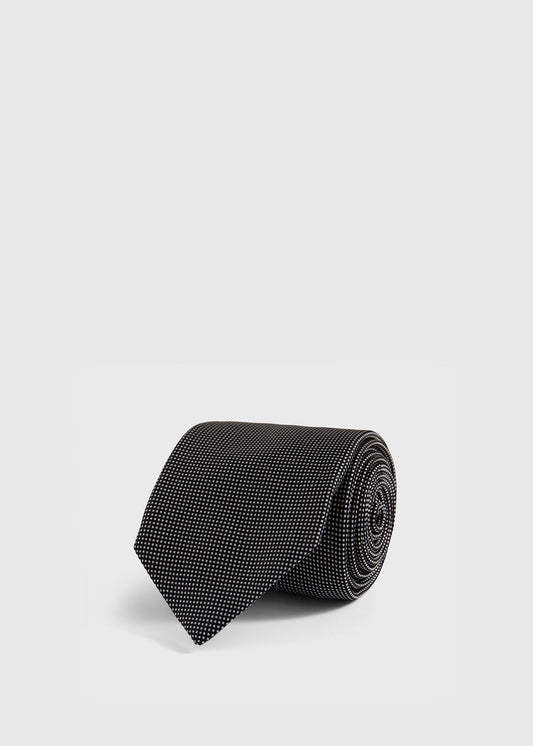 Woven Silk Micro Dot Tie - Paul Stuart Classic