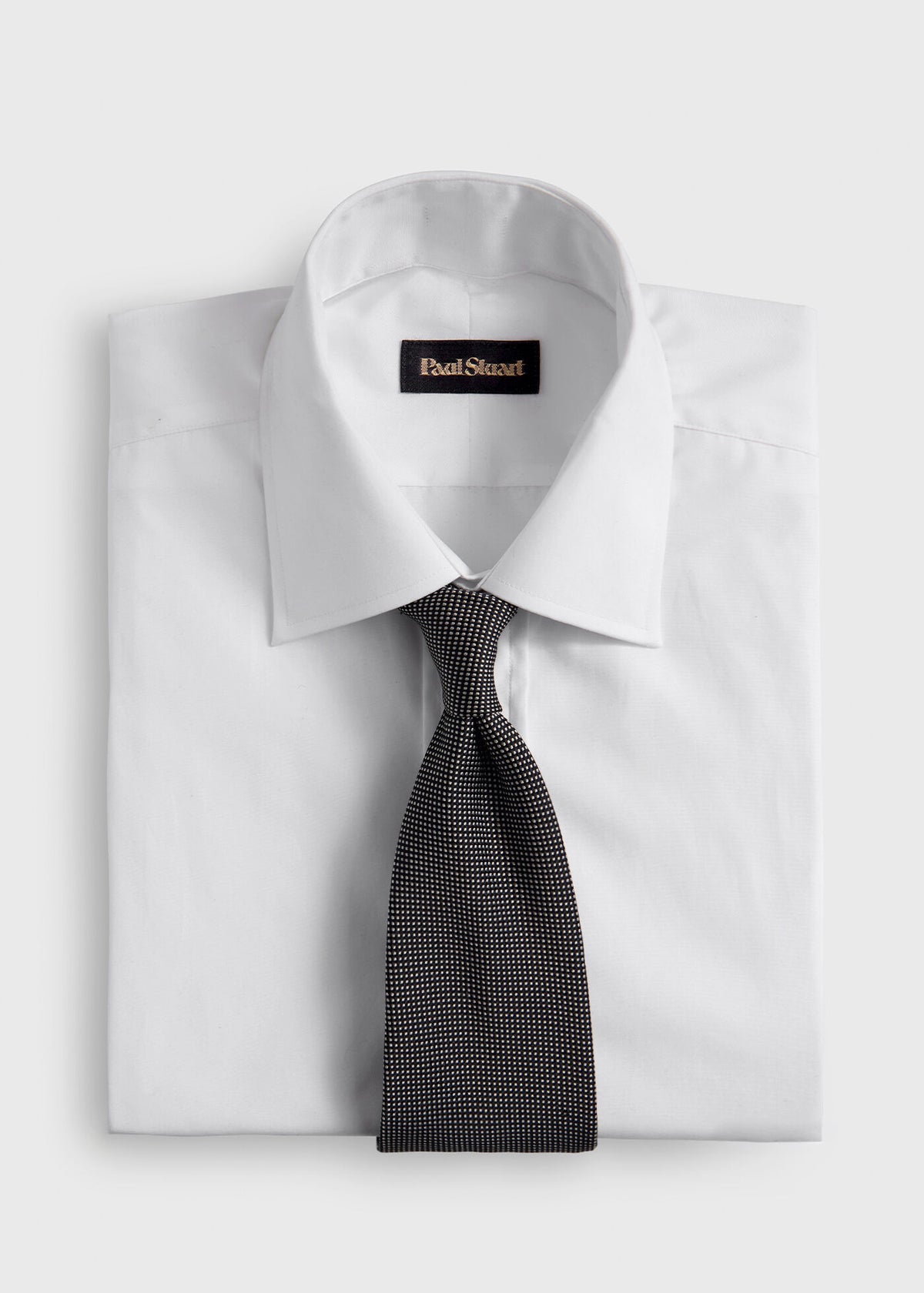 Woven Silk Micro Dot Tie - Paul Stuart Classic