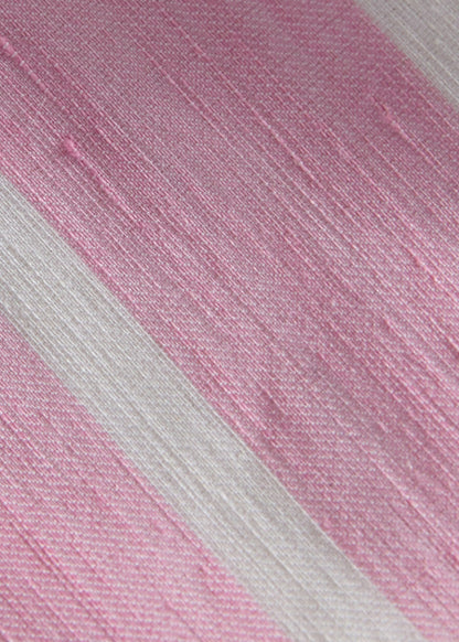 Linen & Cotton Stripe Tie - Paul Stuart Sale
