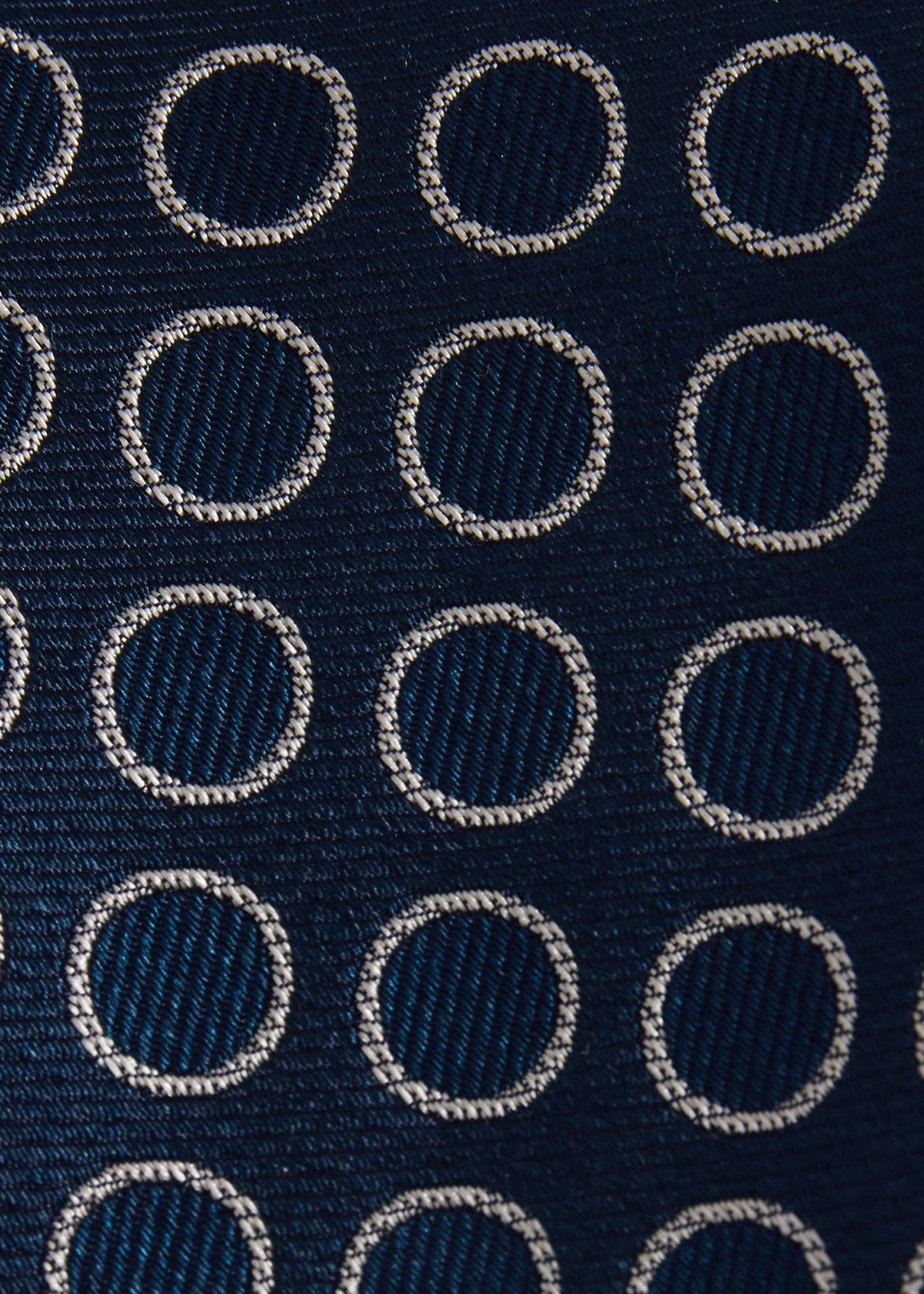 Woven Silk Circles Tie - Paul Stuart Trusted