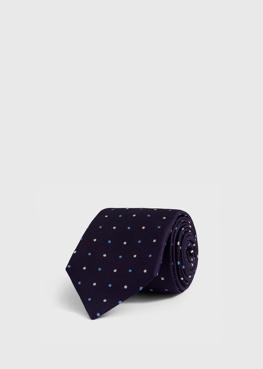 Woven Silk Dot Tie - Paul Stuart Top Pick