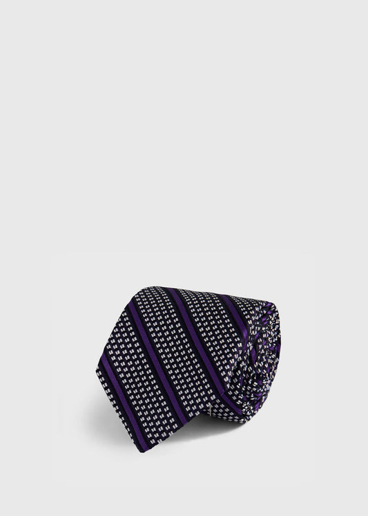 Silk Grenadine Stripe Tie - Paul Stuart Customer Favorite