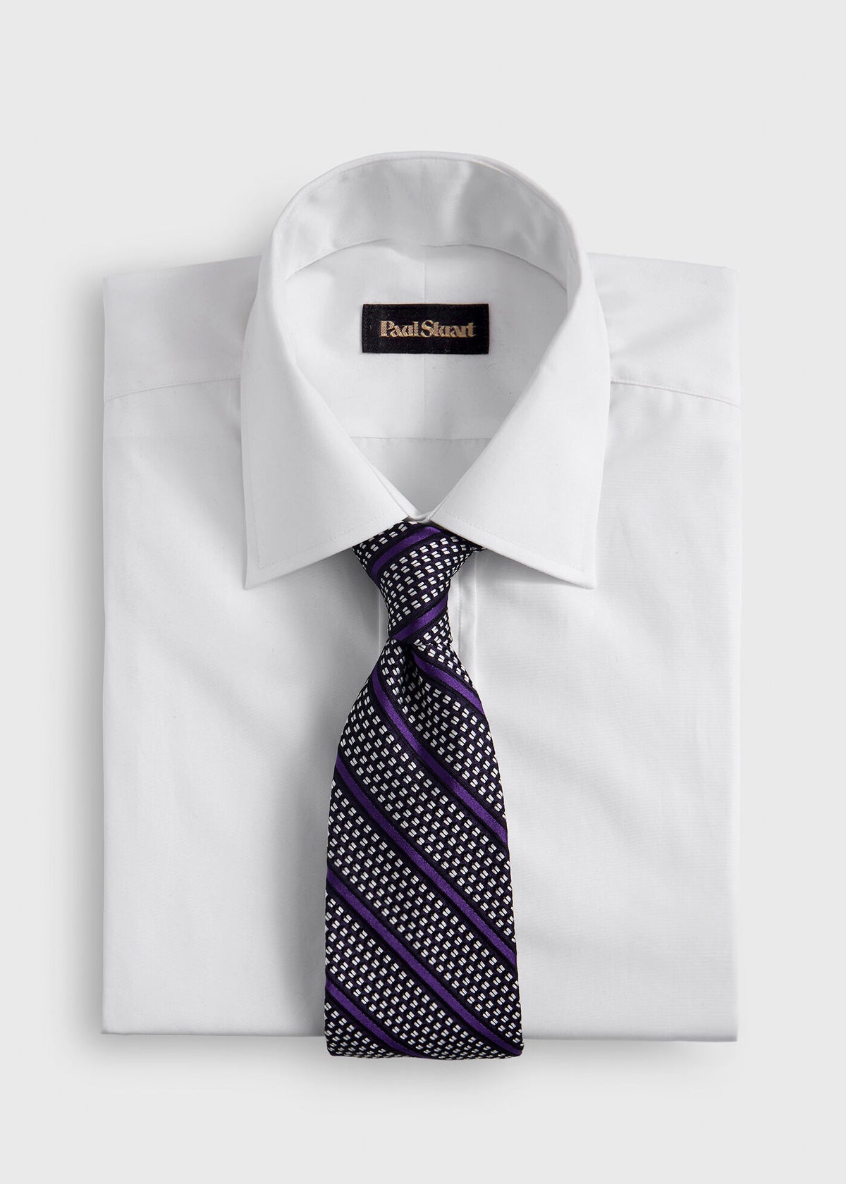 Silk Grenadine Stripe Tie - Paul Stuart Customer Favorite