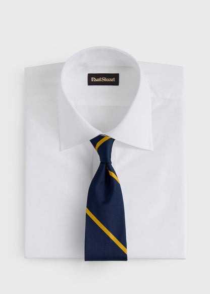 Woven Silk Regimental Stripe Tie - Paul Stuart Trending
