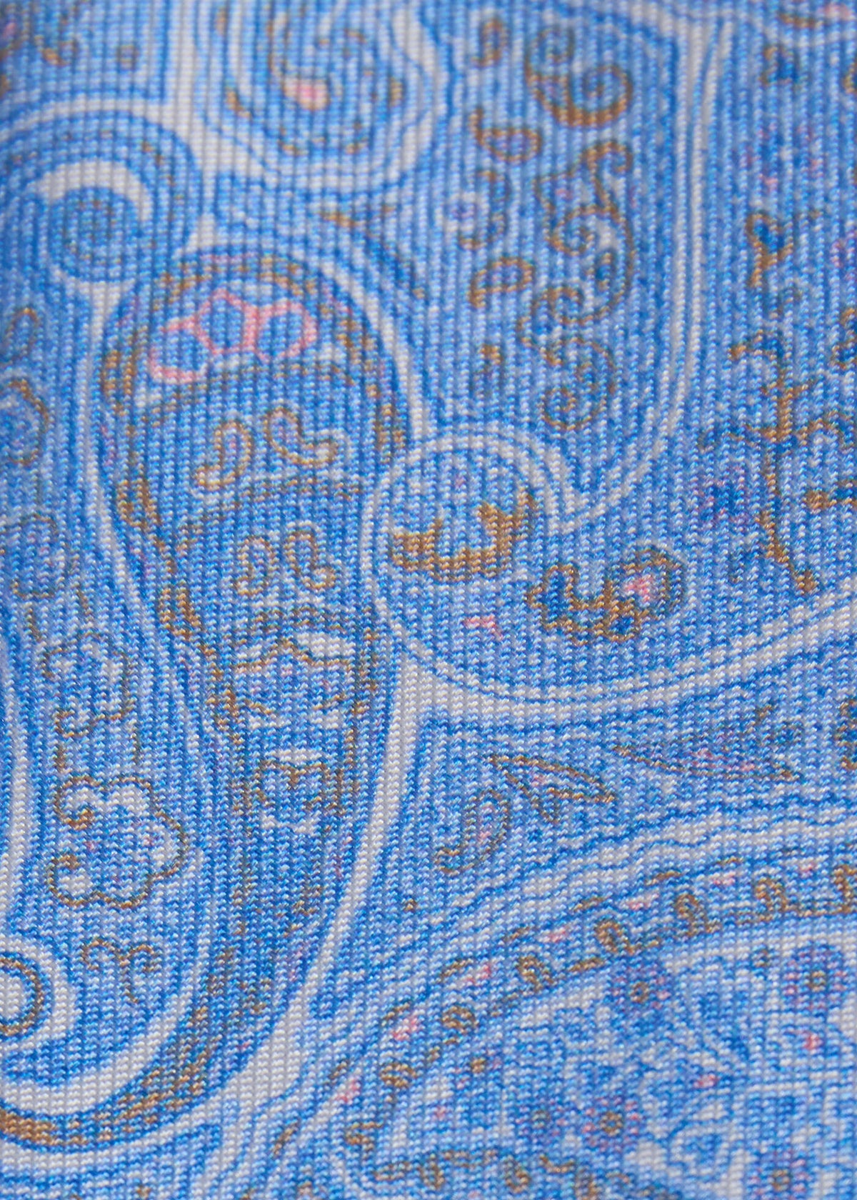 Silk Tonal Paisley Print Tie - Paul Stuart Recommended