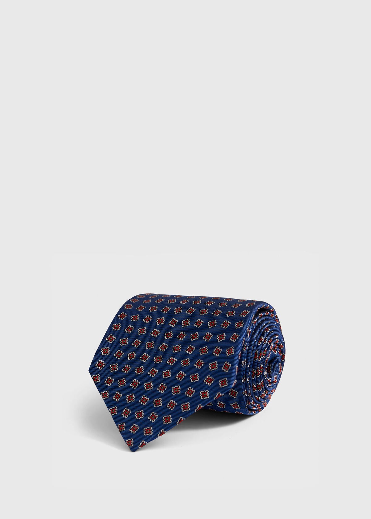 Silk Tile Motif Tie - Paul Stuart Trusted