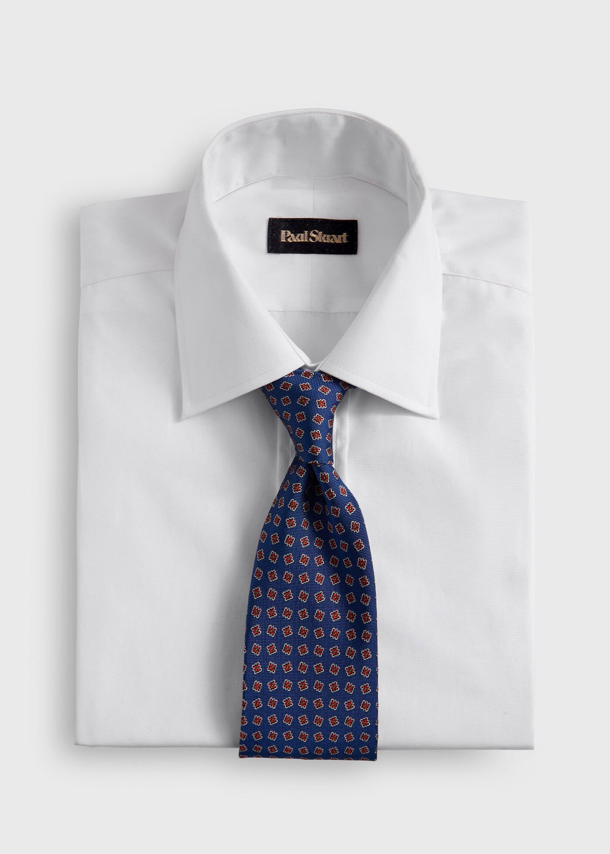 Silk Tile Motif Tie - Paul Stuart Trusted
