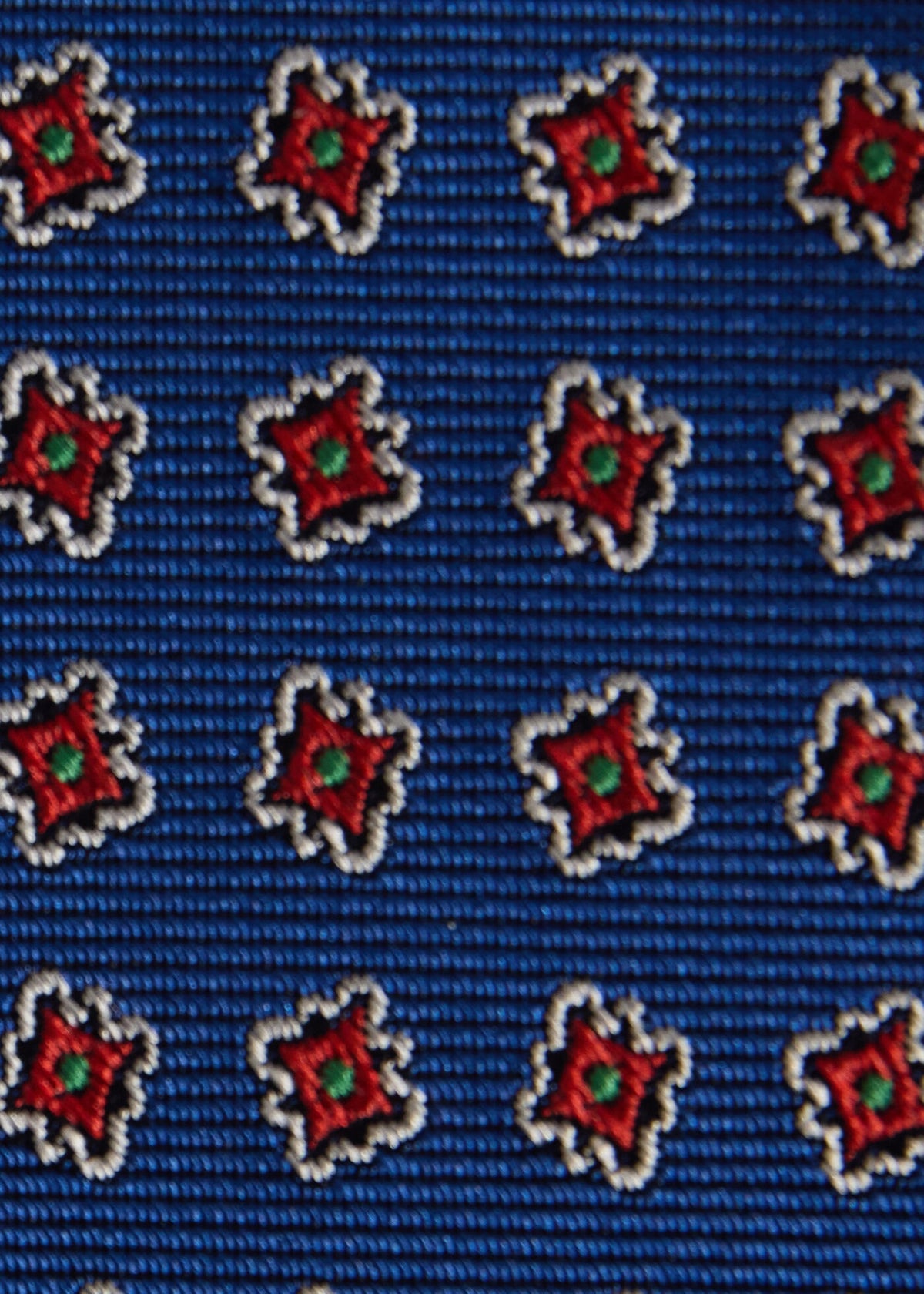 Silk Tile Motif Tie - Paul Stuart Trusted