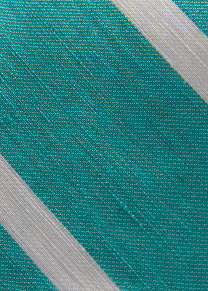 Linen & Cotton Stripe Tie - Paul Stuart Premium