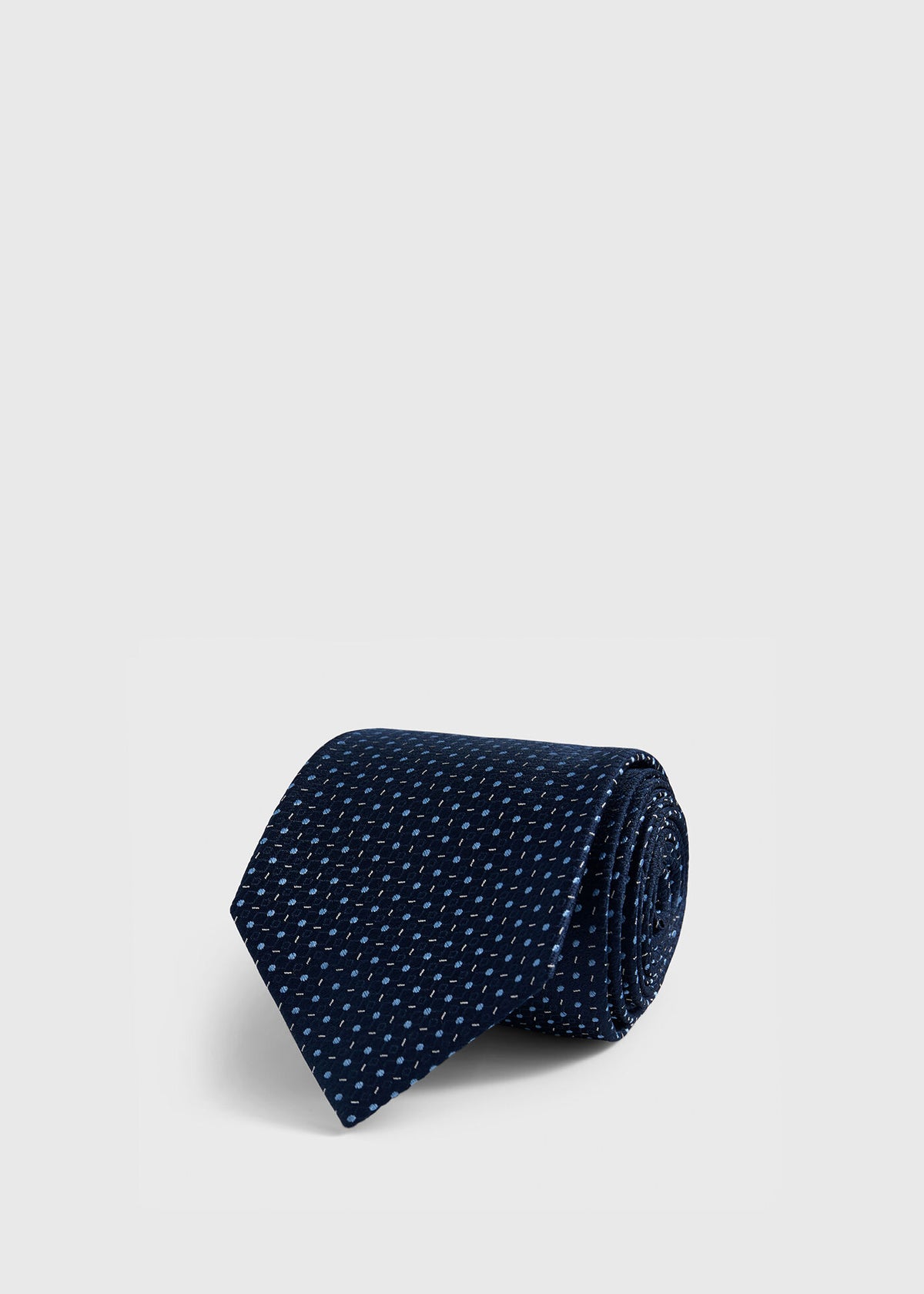 Silk Woven Jacquard Tie - Paul Stuart Featured