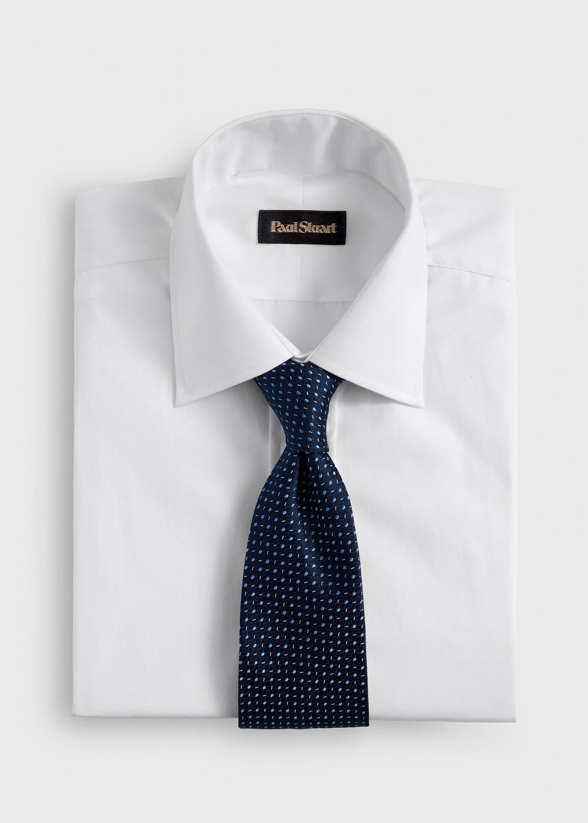 Silk Woven Jacquard Tie - Paul Stuart Featured