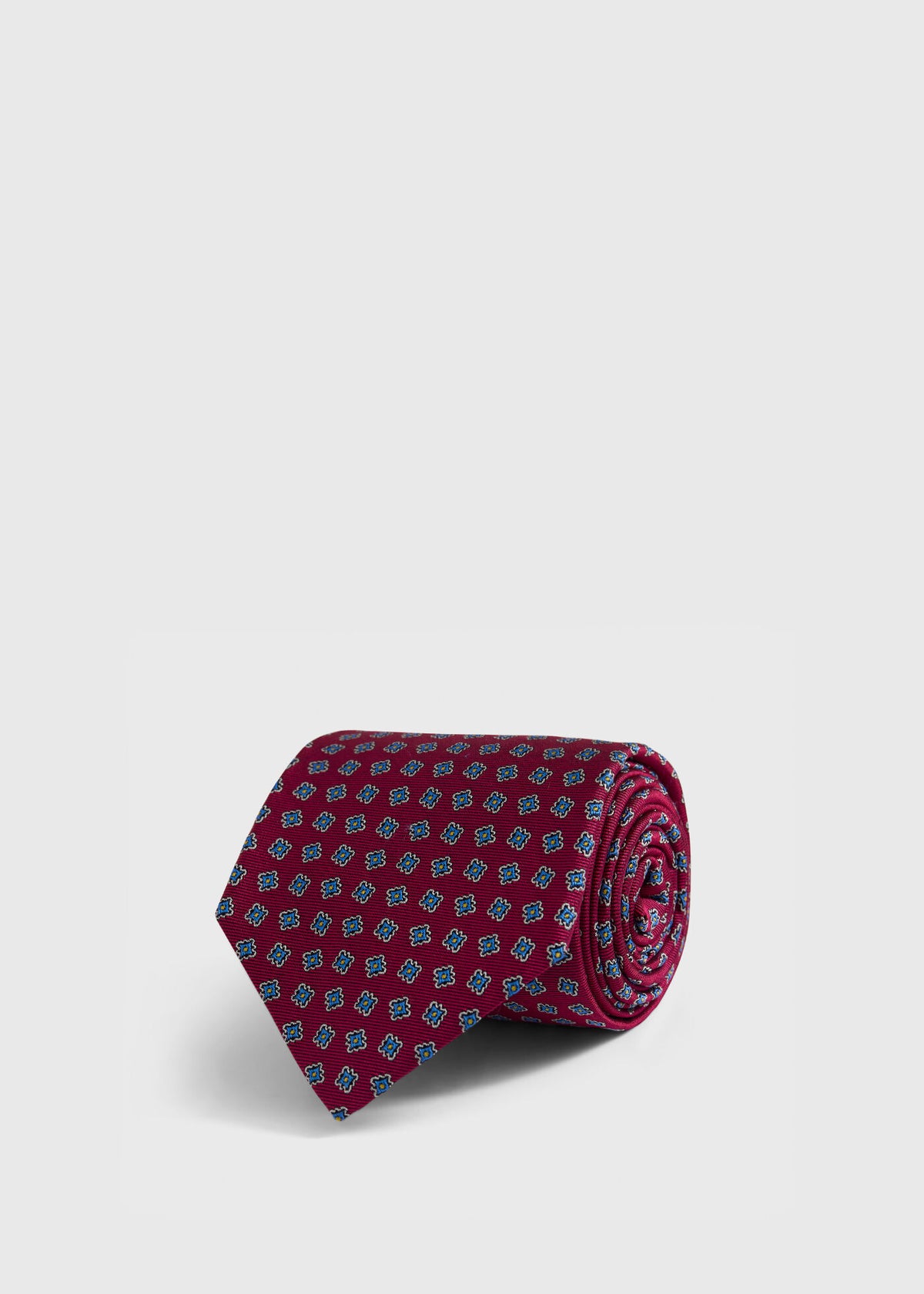 Silk Tile Motif Tie - Paul Stuart Trusted