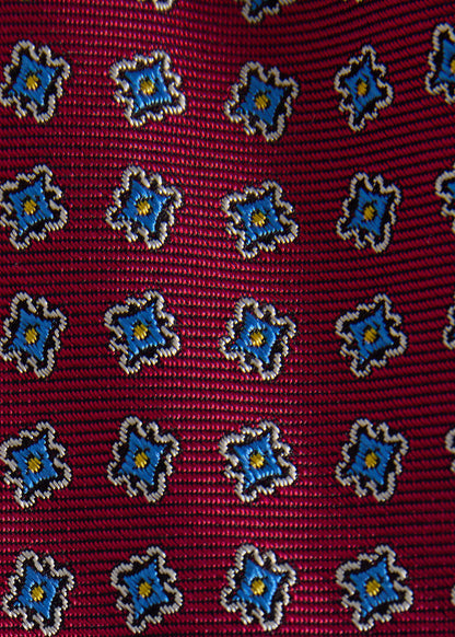 Silk Tile Motif Tie - Paul Stuart Trusted