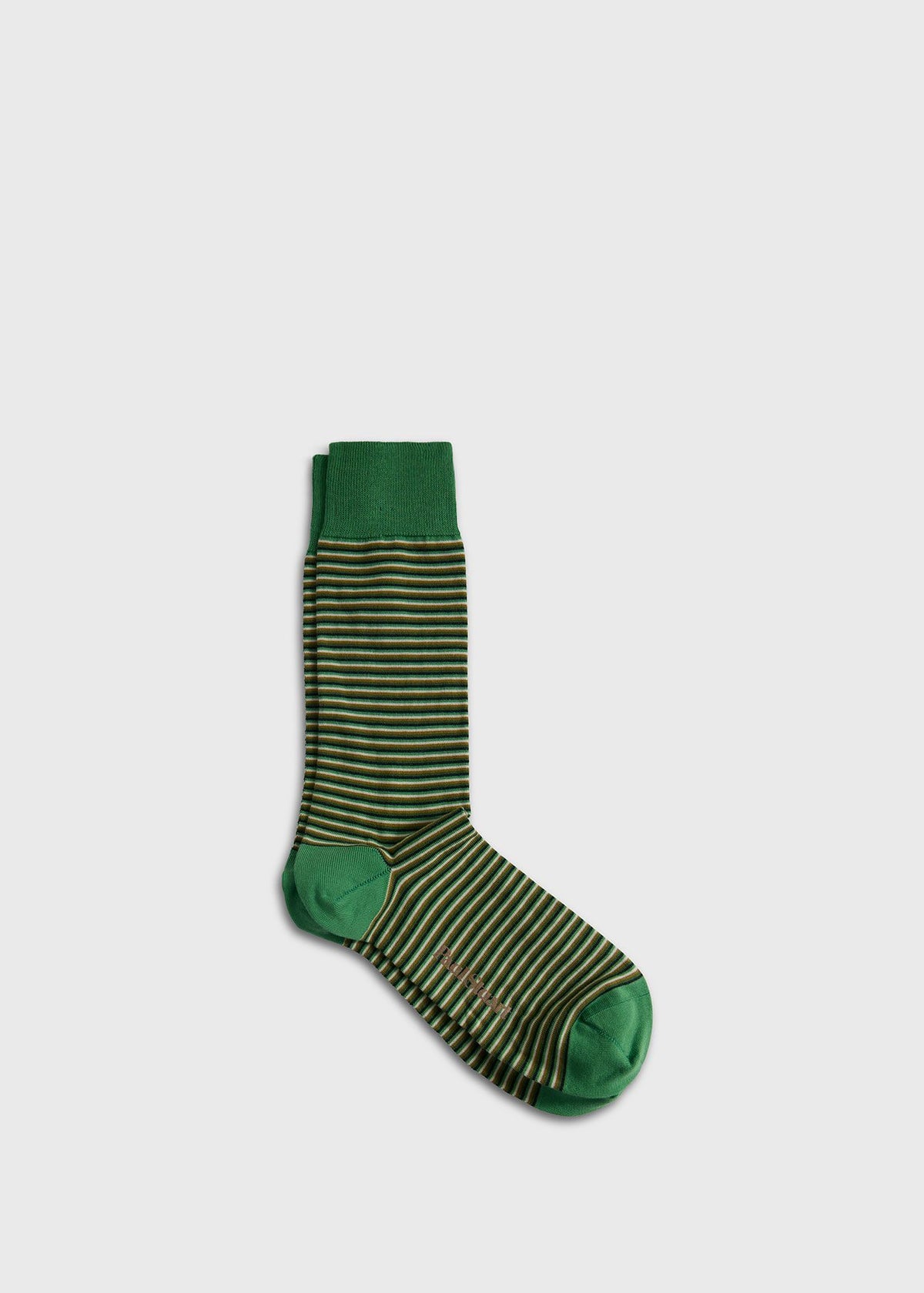 Two-Tone Classic Stripe Sock - Paul Stuart Deals