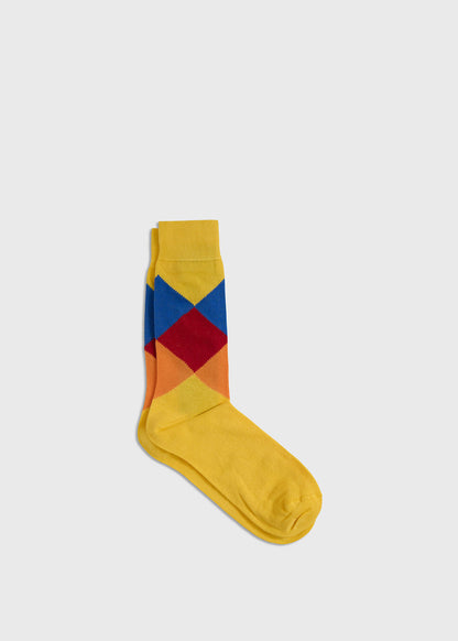 Argyle Crew Sock - Paul Stuart Featured