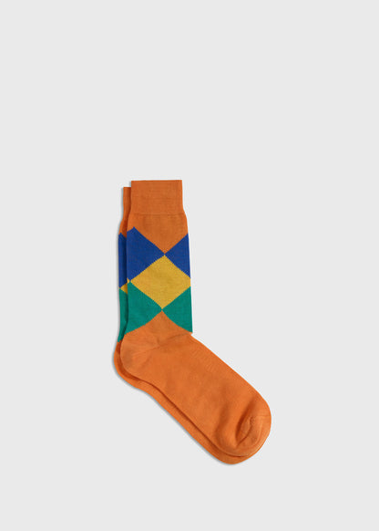 Argyle Crew Sock - Paul Stuart Value