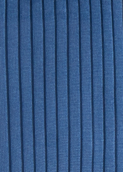 Two-Tone Ribbed Crew Sock - Paul Stuart Top Pick