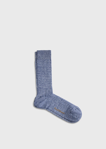 Mélange Vertical Stripe Sock - Paul Stuart Deals