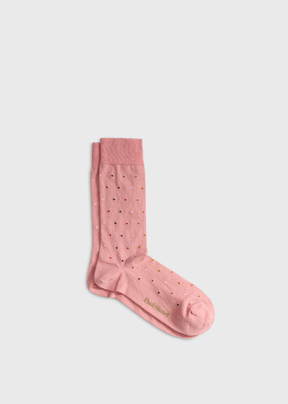 Micro Poka-Dot Crew Sock - Paul Stuart Featured