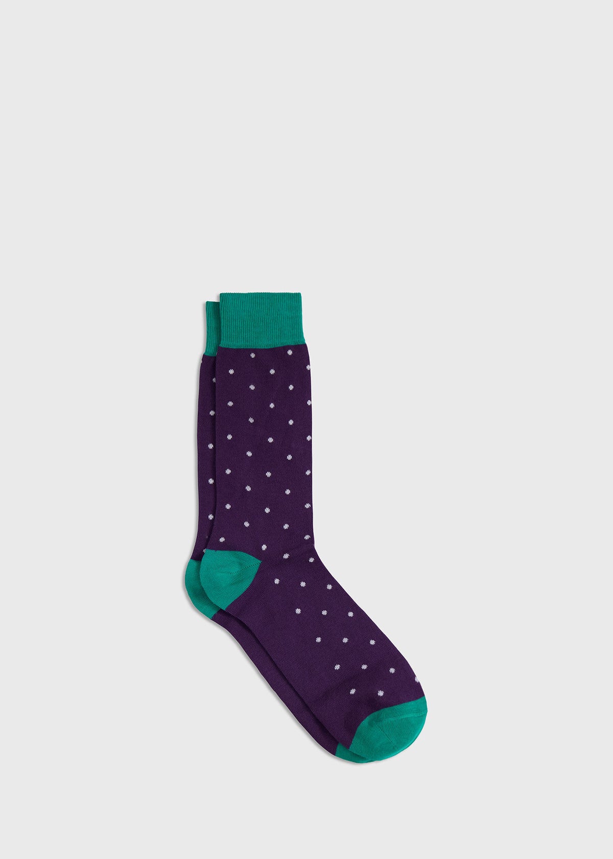 Polka Dot Crew Sock - Paul Stuart Sale