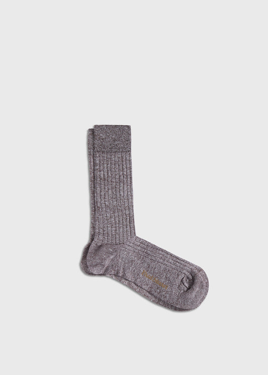 Mélange Vertical Stripe Sock - Paul Stuart Special Offer