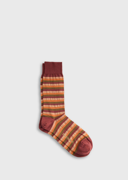 Colorful Stripe Sock - Paul Stuart Everyday